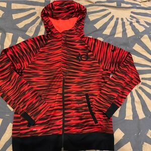 Nike dri fit zip up hoodie - kids L